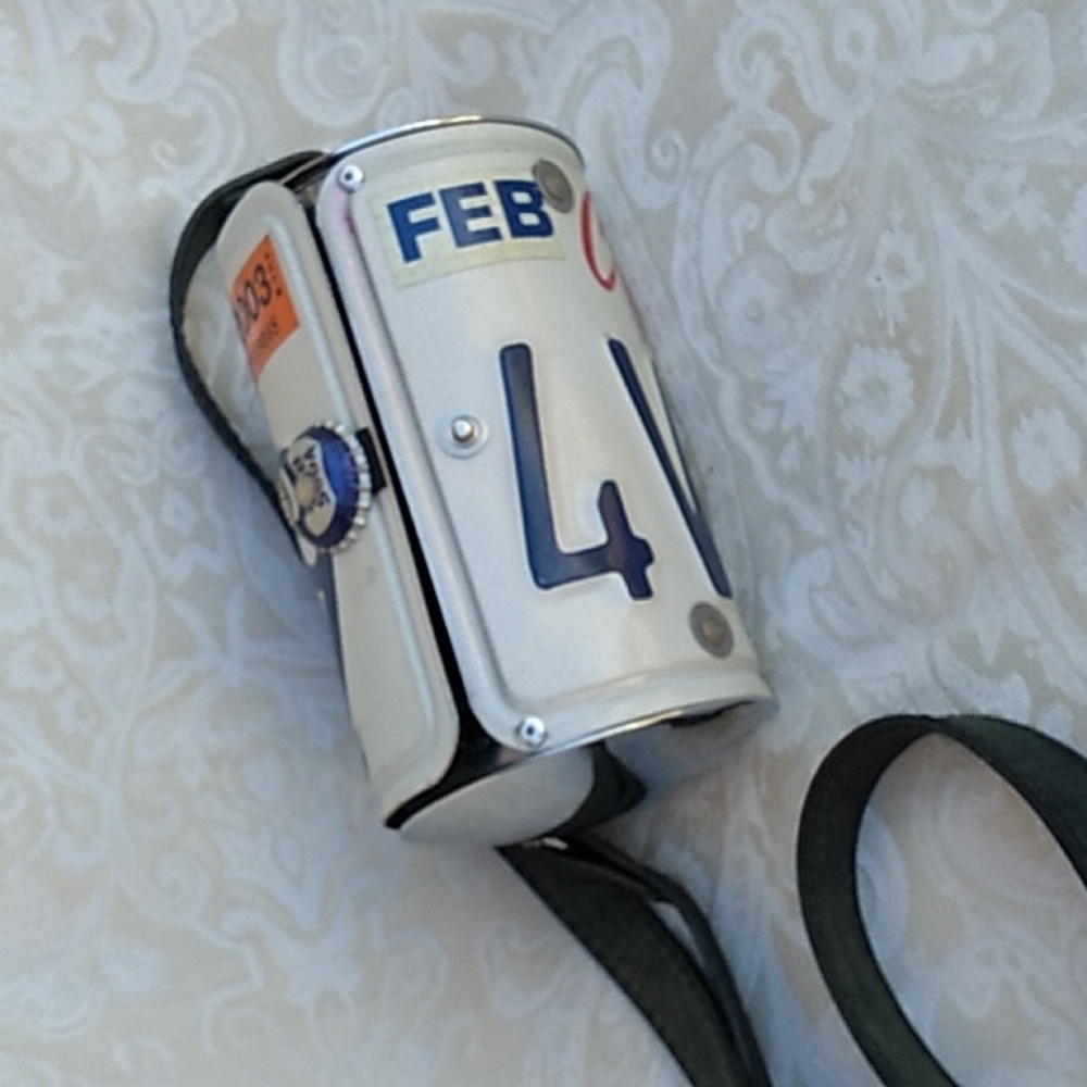 Vintage License Plate Bag